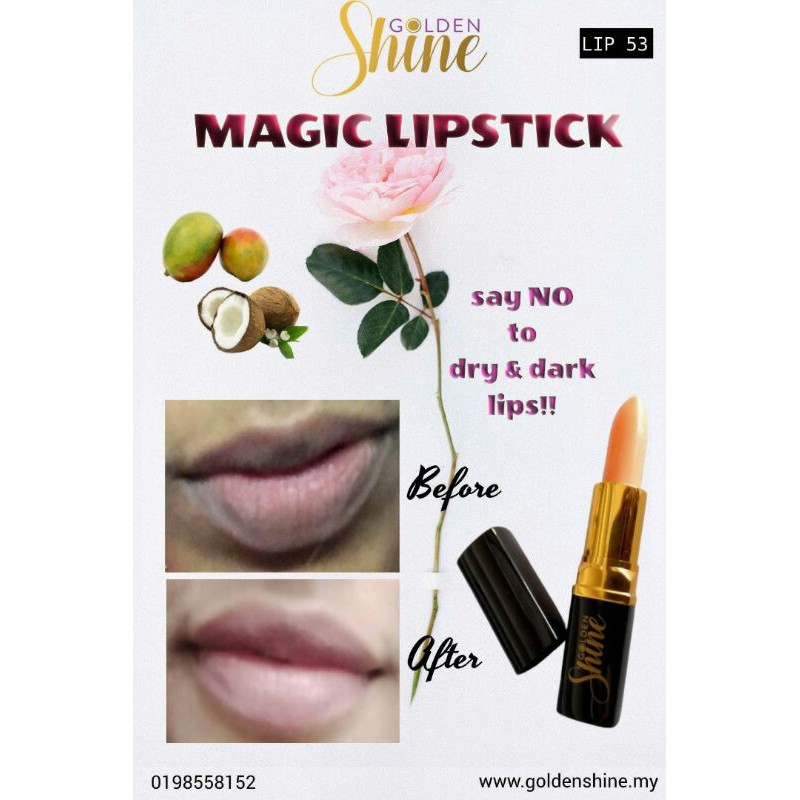 golden shine magic lipstick