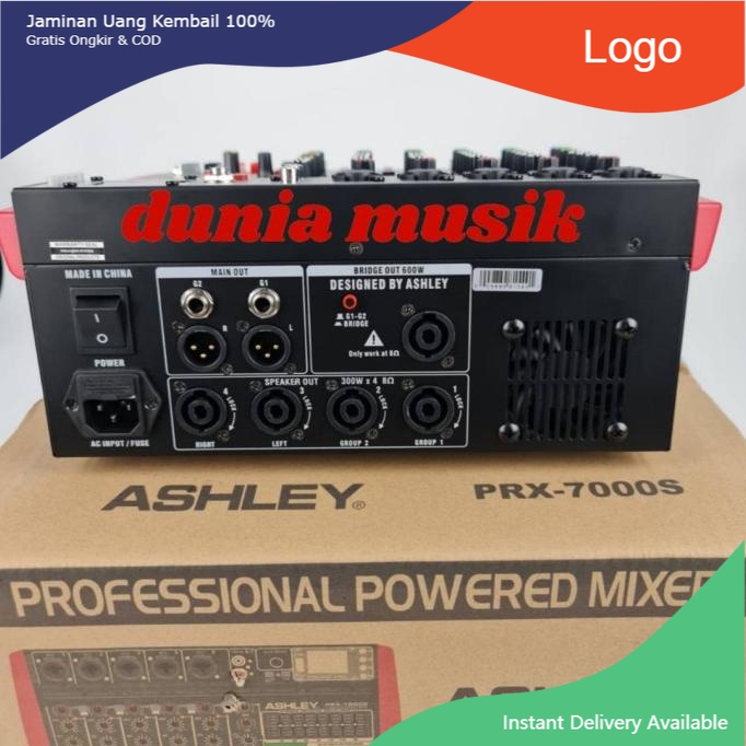 mixer ashley prx 7000s