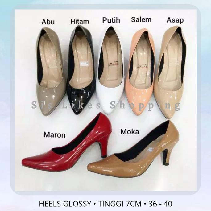 Harga Heels Merah Maroon 7cm Terbaru 
