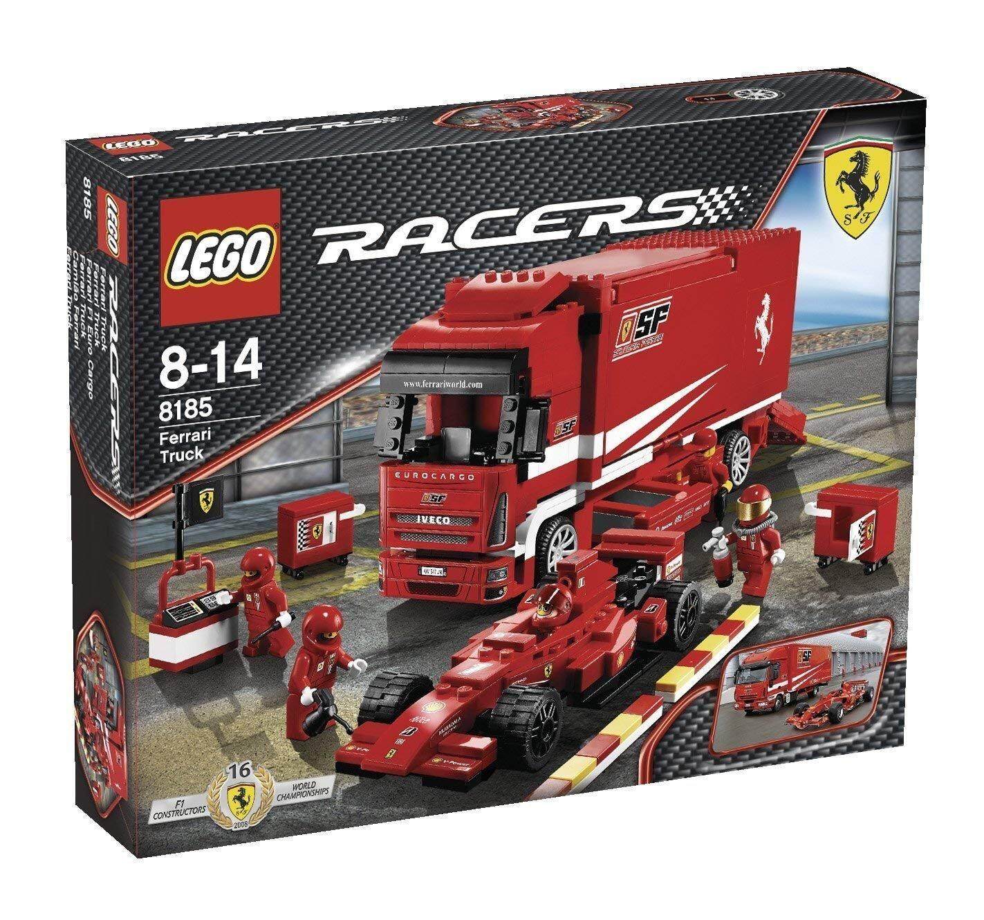 ferrari f1 truck lego