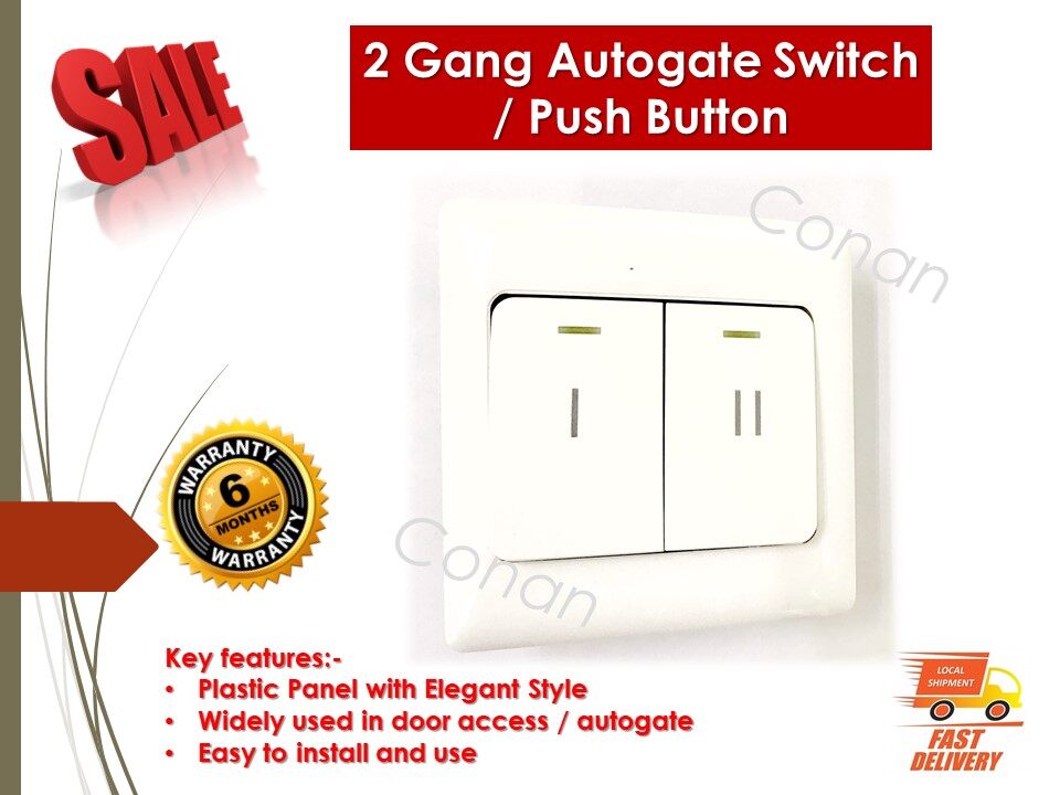 2 Gang Autogate Switch Price u0026 Promotion - Jan 2022 BigGo Malaysia