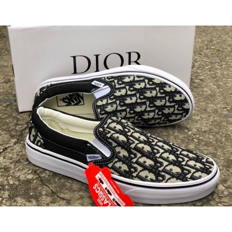 vans slip on dior