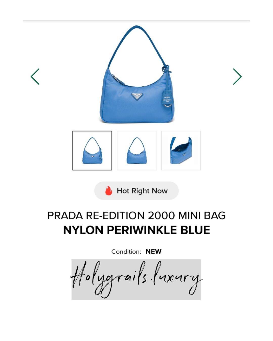 Harga Prada Nylon Bag 2000 Terbaru Juni 2022 | BigGo Indonesia